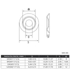 304 Stainless Steel Conical Countersunk Washer M3 M4 M5 M6 Conical Steel Washer Richie's