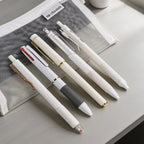 Minimalist Clear Mesh Pencil Bag Set – 5 Pens & Nylon Pouch Pencil Bag Set Richie's