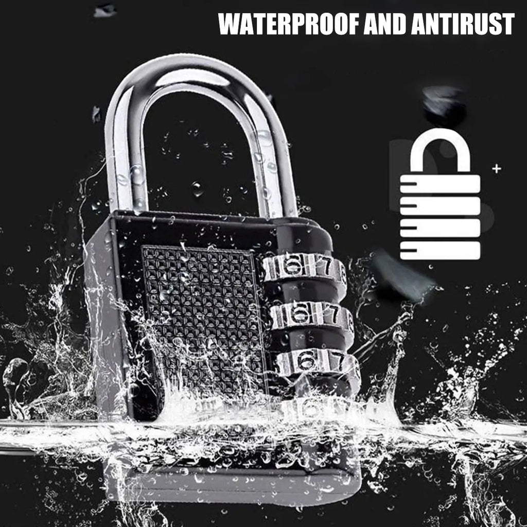 4-Digit Zinc Alloy Combination Padlock – Weatherproof Locker Lock Combination Padlock Richie's