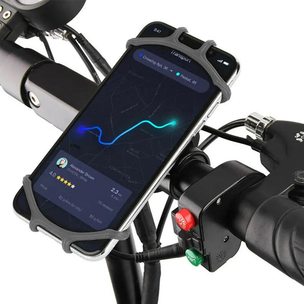 Silicone Bicycle Phone Holder – Universal 360° Bike Mount Bike Phone Mount Richie's