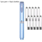 Magic Tattoo Pen Kit with Cartridges & Sterile Bottles | Pro Set Tattoo Pen Kit Richie's 1Set-Light blue