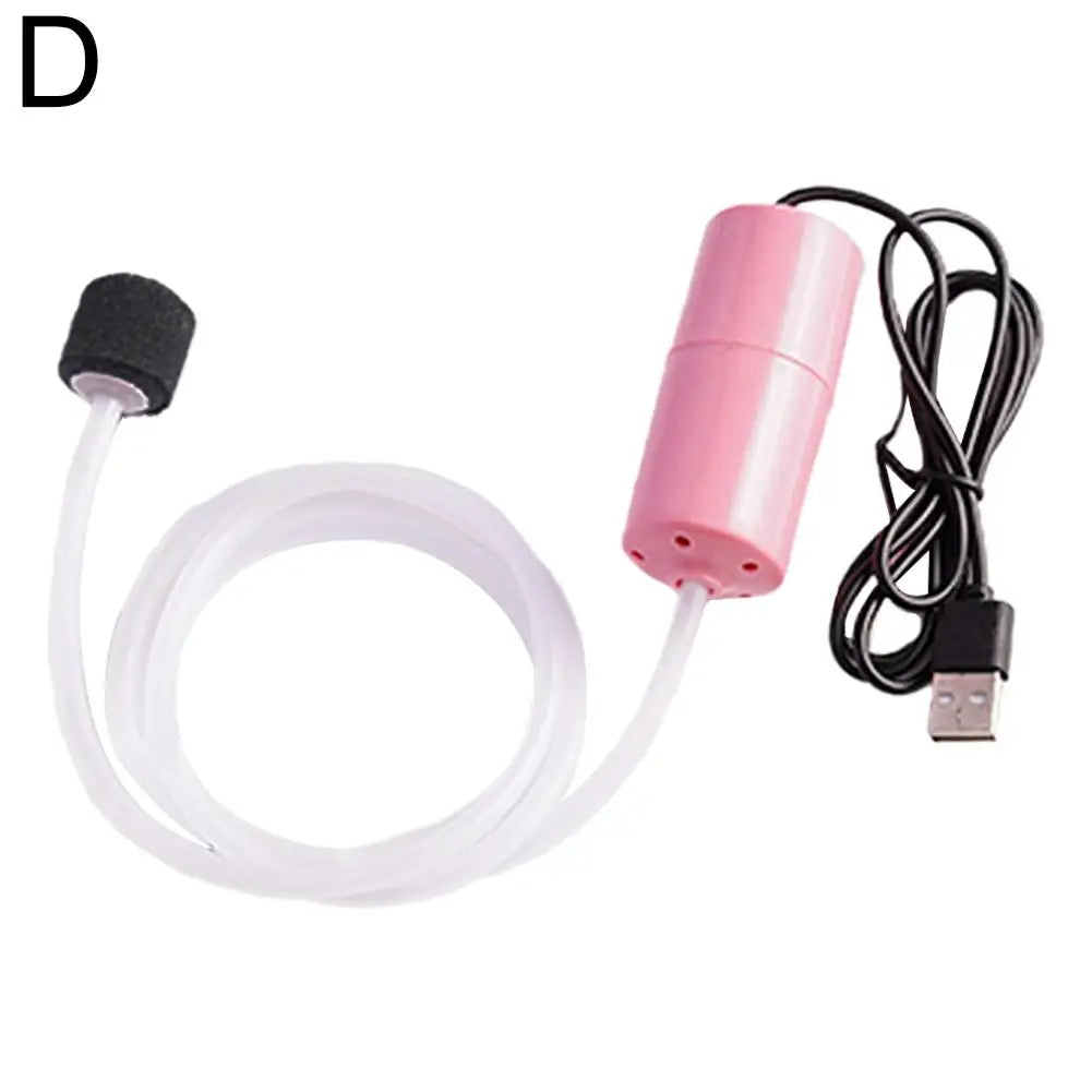 USB Mini Silent Aquarium Air Pump – Ultra Quiet Fish Tank Aerator Aquarium Air Pump Richie's D USB Type-C