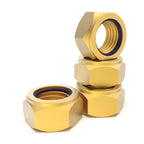 Brass Hex Nylon Insert Lock Nuts M4 M5 M6 M8 M10 M12 Hex Lock Nuts Richie's