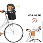 Pet Bike Basket Handlebar Carrier with Window – Dogs & Cats Pet Bicycle Basket Richie's