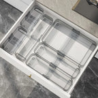 Expandable Drawer Organizer Tray – Adjustable Clear Divider Drawer Organizer Tray Richie's