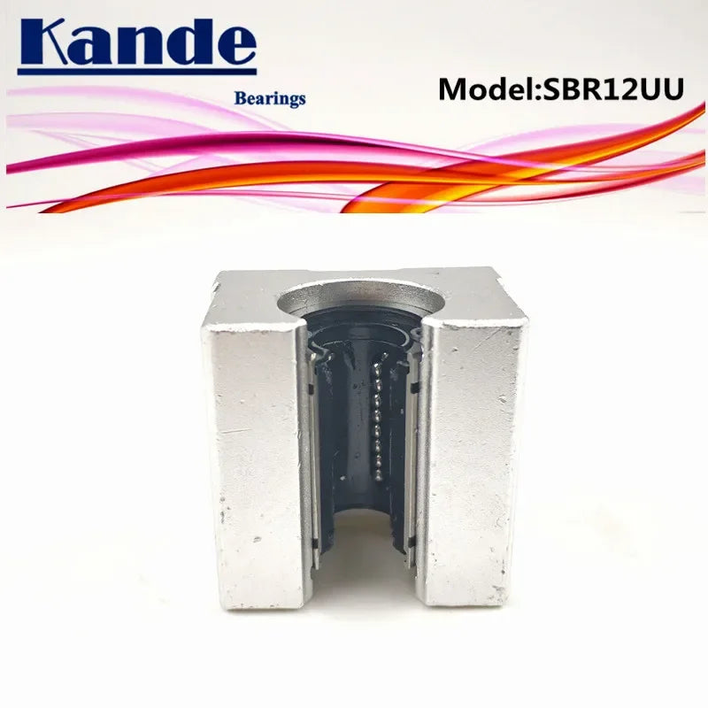 SBR12UU Open Bearing Block 4pcs – 12mm CNC Linear Guide Slide Linear Bearing Block Richie's