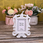 Retro Resin Square Wedding Photo Frame – Home Décor Gift Decorative Photo Frame Richie's White