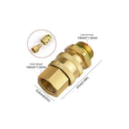 All-Copper M14×1.5 Quick-Connect Spray Nozzle Adapter Hose Quick Connector Richie's Gold