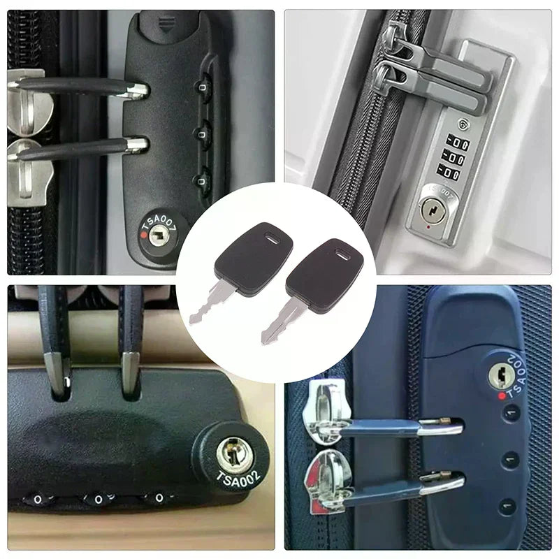 2Pcs TSA Master Keys 007 & 002 for Luggage Password Locks TSA Luggage Keys Richie's