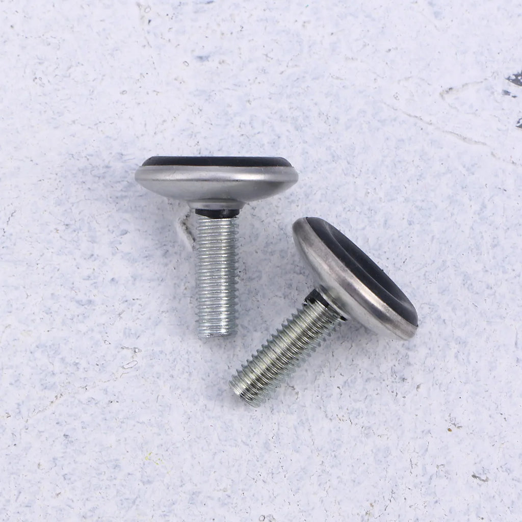 12Pcs Adjustable Furniture Leveler Feet M8x25mm – Black Furniture Leveling Feet Richie's