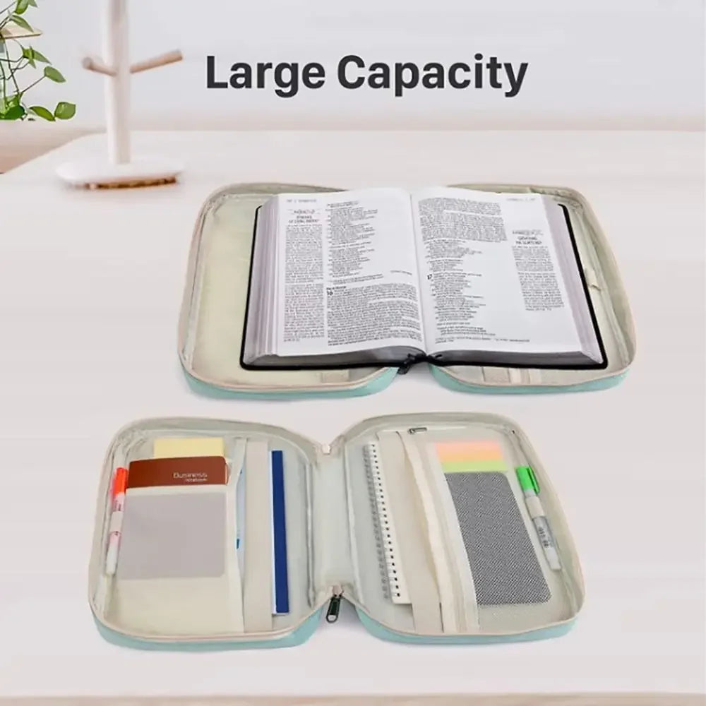 Large Waterproof Bible Cover Bag – Book & Travel Organizer Bible Cover Bag Richie's