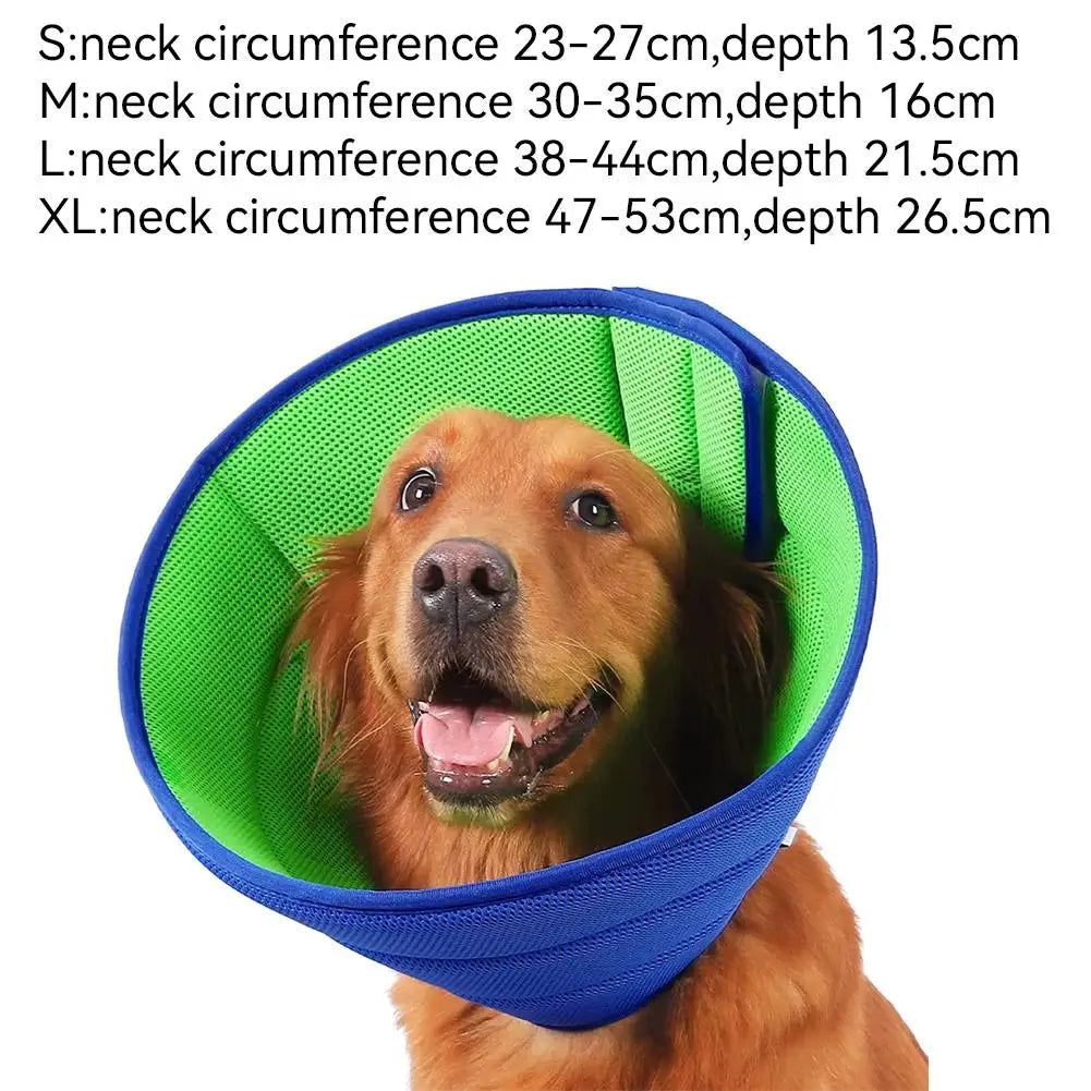 Soft Mesh Pet Recovery Collar Cone for Dogs & Cats | 4 Sizes Pet Recovery Collar Richie's