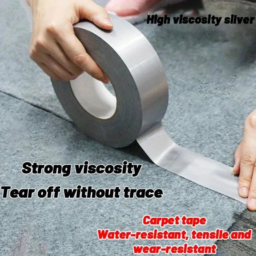 Silver Gray Heavy-Duty Duct Tape – Windproof Repair Tape Duct Tape Richie's