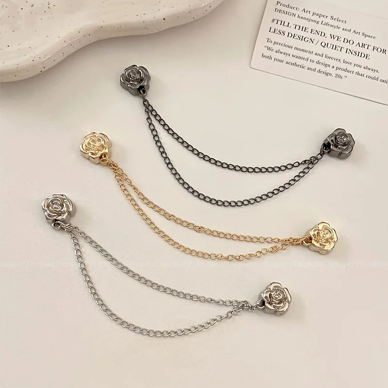 Camellia Adjustable Hem Shortening Buttons for Dresses & Shirts Hem Shortening Buttons Richie's 3pcs