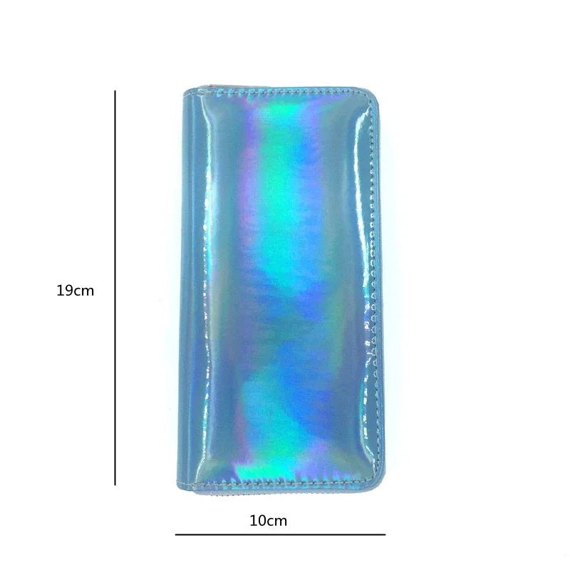 Holographic Laser Women's Wallet Long Zipper Purse & Card Holder Women's Long Wallet Richie's