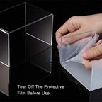 Clear Acrylic Display Risers Stackable Organizer – 10-Pack Acrylic Display Riser Richie's
