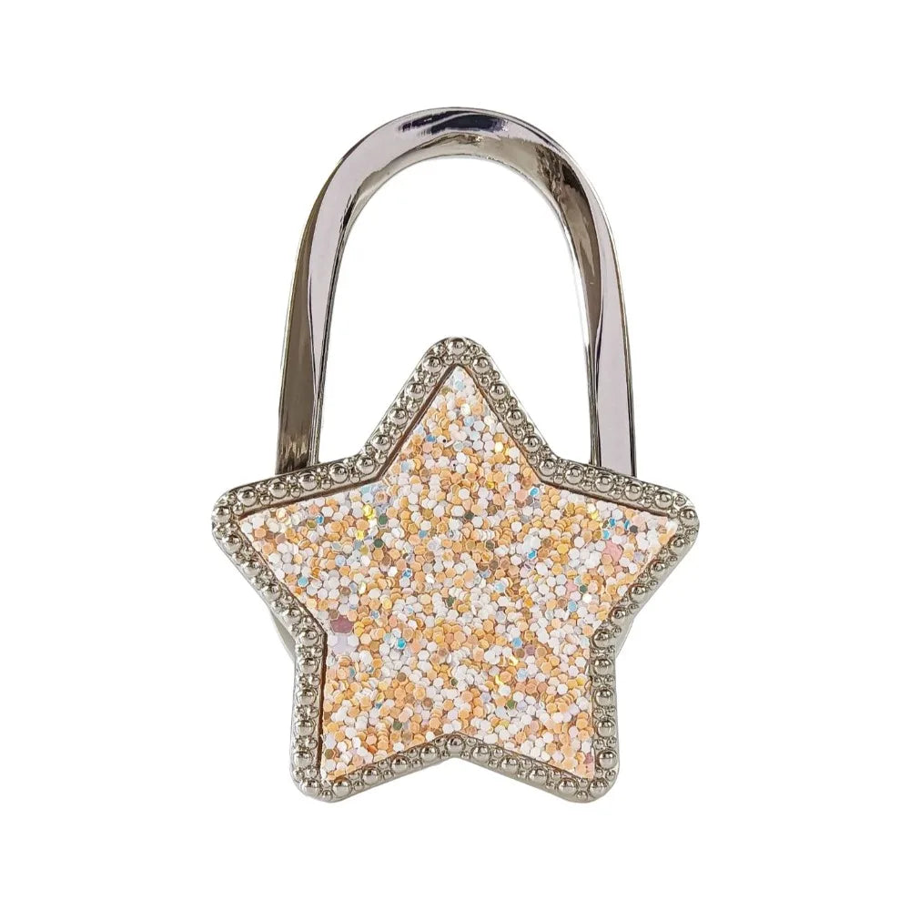 Foldable Star Handbag Hook – Zinc Alloy Purse Hanger for Table Handbag Hook Hanger Richie's 04