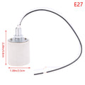 E14/E27 Ceramic Screw Lamp Holder | High-Temp Bulb Socket Ceramic Lamp Holder Richie's E27 No plug