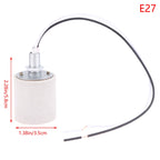 E14/E27 Ceramic Screw Lamp Holder | High-Temp Bulb Socket Ceramic Lamp Holder Richie's E27 No plug