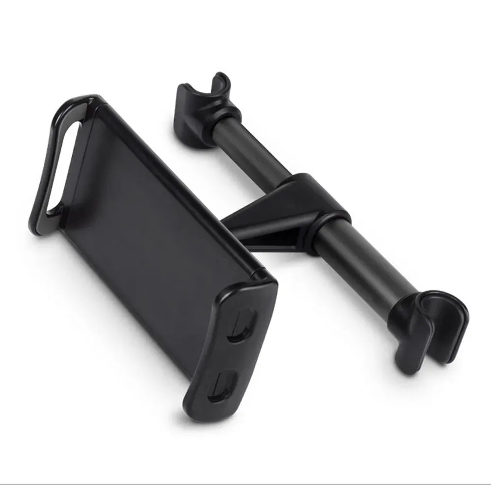 Car Headrest Phone & Tablet Holder – 360° Rotating, 5–13" Car Headrest Mount Richie's Black