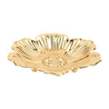 Gold Turkish Serving Tray – Embossed Round Iron Centerpiece Decorative Serving Tray Richie's B