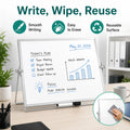 Foldable Double-Sided Desktop Whiteboard with Adjustable Stand Desktop Whiteboard Richie's Default Title