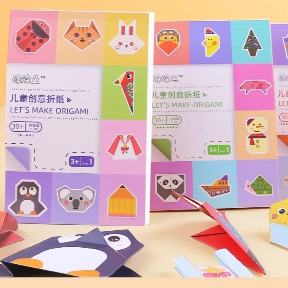 DIY Origami Paper Animal Kit – 30 Sheets Cute Desk Décor Origami Craft Kit Richie's