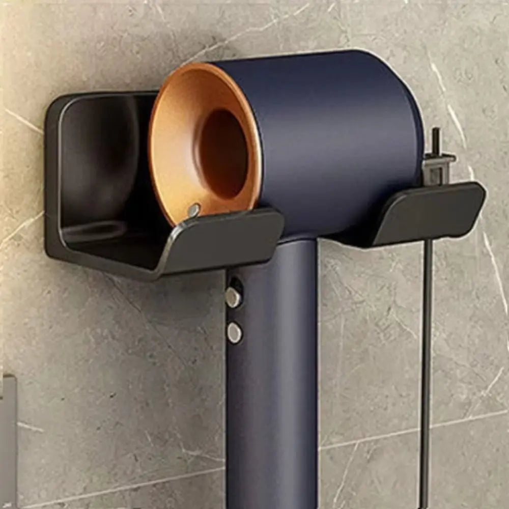 Wall Mounted Hair Dryer Holder – No-Drill Self-Adhesive Rack Hair Dryer Holder Richie's