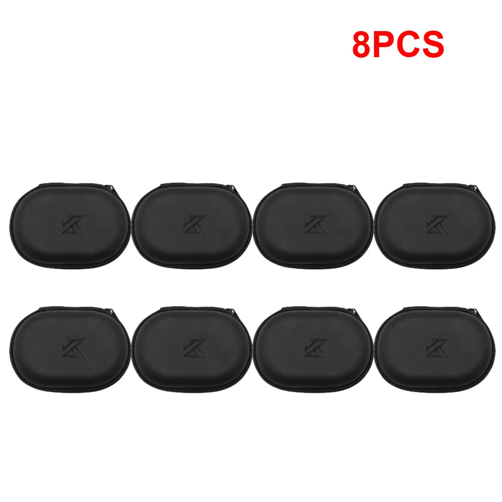 Universal PU Leather Earphones Case – Portable Storage Box Earphone Storage Case Richie's 8PCS