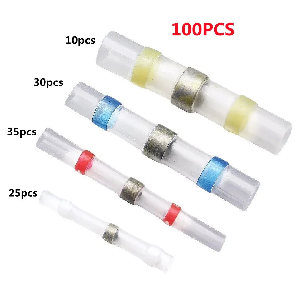 Heat Shrink Solder Wire Connectors Waterproof 50–300 Pcs Wire Connectors Richie's 100PCS bag