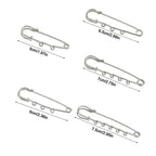 Silver Safety Brooch Pins DIY Charm Connectors Scarf Buckle Brooch Pin Richie's