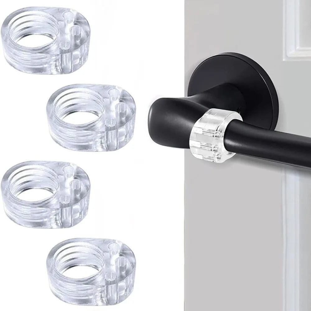 Silicone Door Handle Bumper – No-Drill Wall Protector Ring Door Handle Bumper Richie's