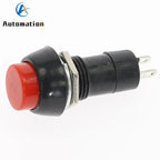 12pcs 12mm Push Button Switch Latching Momentary PBS-11A/B 6 Colors Push Button Switch Richie's