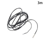 NTC 10K Thermistor Waterproof Temperature Sensor Probe 0.5–5M Temperature Sensor Probe Richie's 3M