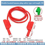 Banana Plug to Crocodile Clip Test Wire Set – Red & Black Test Lead Set Richie's C to C Red 1PCS