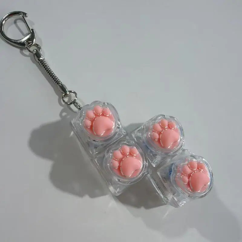 Kawaii Cat Claw Crystal Keycap Keyboard Fidget Toy Keychain Fidget Toy Keychain Richie's A8