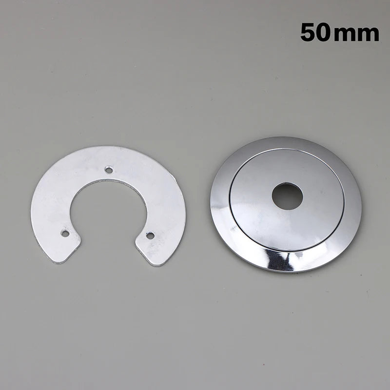 Aluminum Arc Cap Glass Globe Lampshade Holder – Flying Saucer Lampshade Holder Cap Richie's 50mm Silver