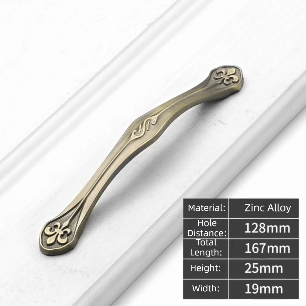 Zinc Alloy Cabinet Handles Antique Bronze Drawer Pulls Cabinet Drawer Pulls Richie's Style-6