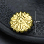Solid Brass Chrysanthemum Rivets for DIY Leathercraft & Bags Decorative Leather Rivets Richie's C