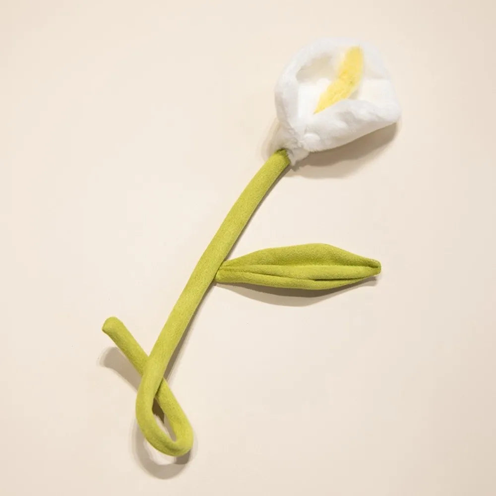 Handmade Felt Flower Bendable Wire Stem Artificial Bouquet Artificial Felt Flower Richie's 5