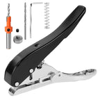 5/16" Handheld Single Hole Punch – Metal, Portable for Cards & Paper Single Hole Punch Richie's Black