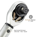 3/8" Drive Torque Wrench 5–60 Nm Ratchet Spanner ±3% Accuracy Torque Wrench Richie's