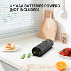 Electric Salt & Pepper Grinder Set – LED Light, Ceramic Core Electric Spice Grinder Richie's