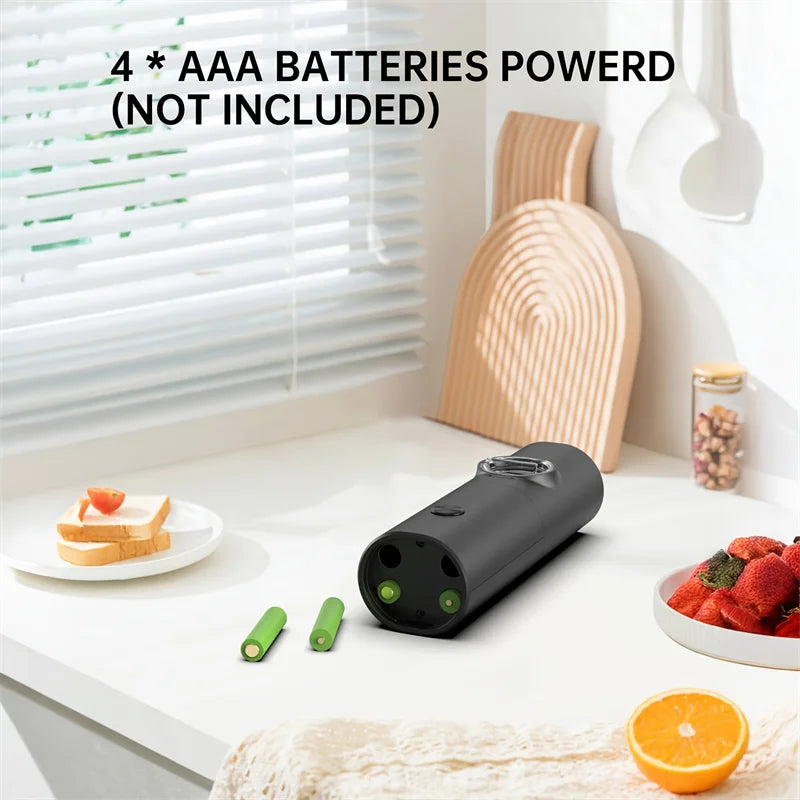 Electric Salt & Pepper Grinder Set – LED Light, Ceramic Core Electric Spice Grinder Richie's