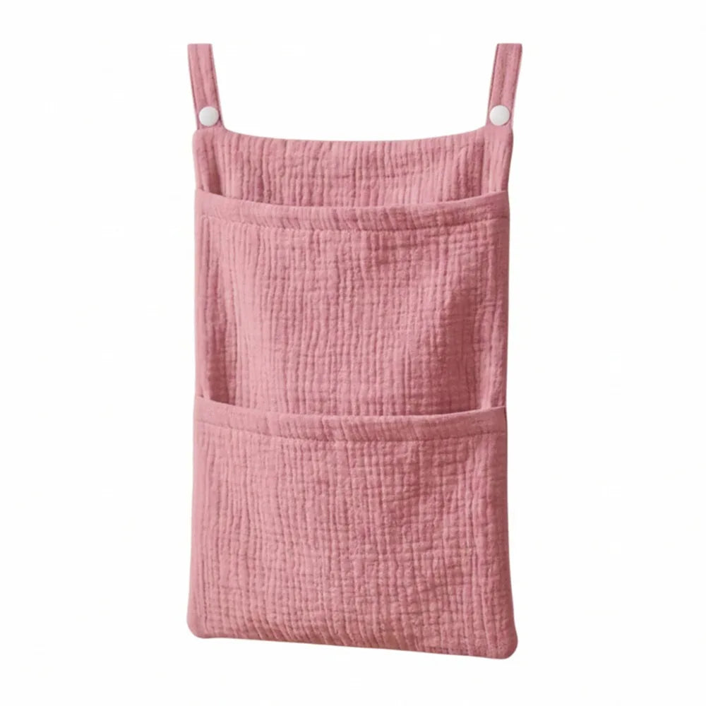 Cotton Baby Diaper Bag Crib Bedside Hanging Stroller Organizer Baby Diaper Bag Richie's Red