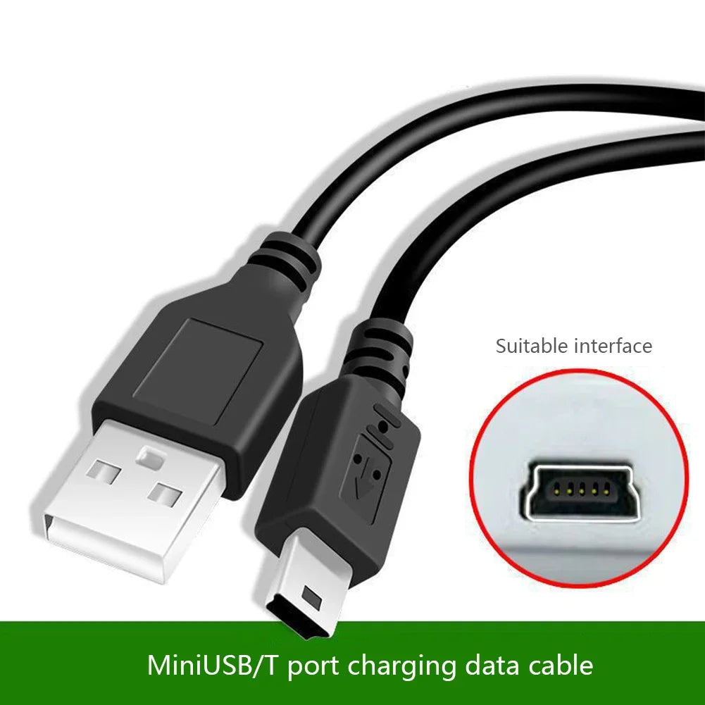 USB 2.0 to Mini USB Cable 5-Pin | 0.5M & 0.8M Data Sync USB Data Cable Richie's