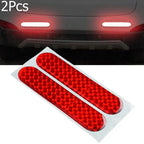 2-Pack Red Reflective Car Door Safety Stickers – Warning Strips Car Safety Decals Richie's