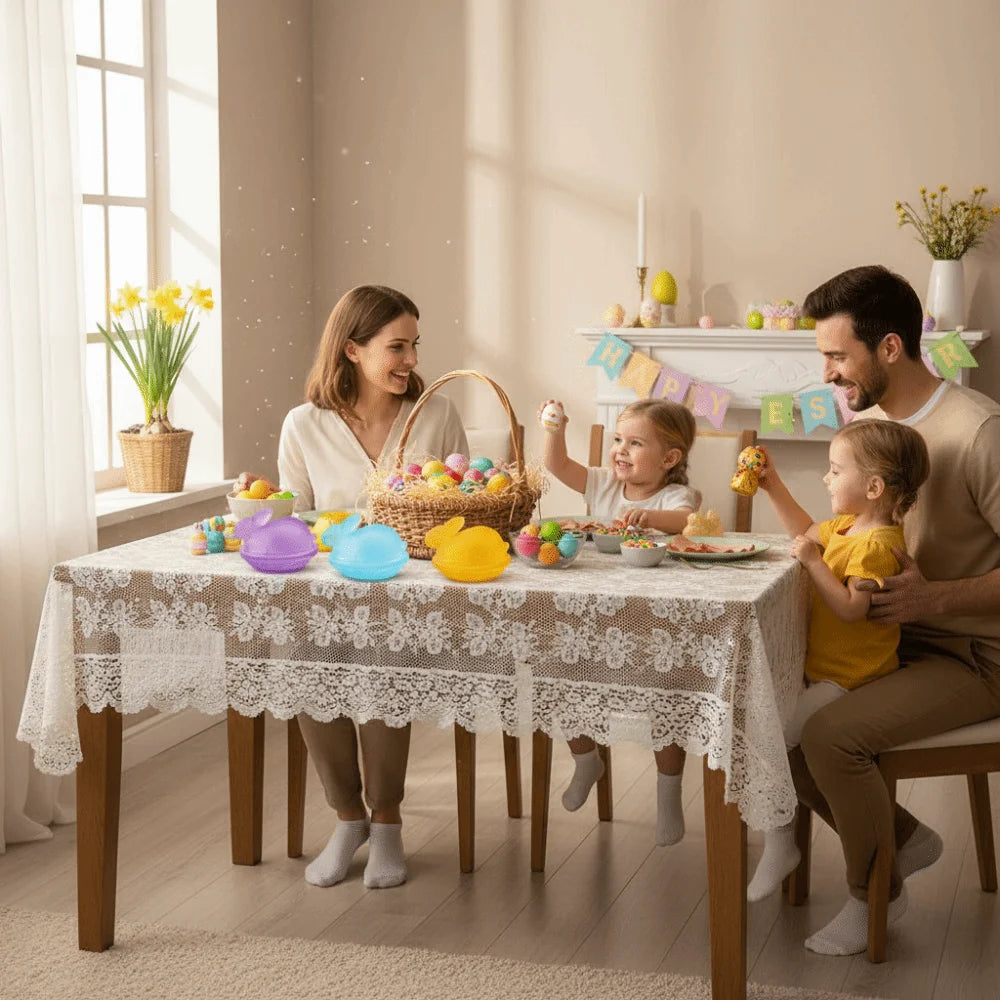 Rabbit-Shaped Crystal Glass Candy Dish with Lid | Easter Bunny Glass Candy Dish Richie's