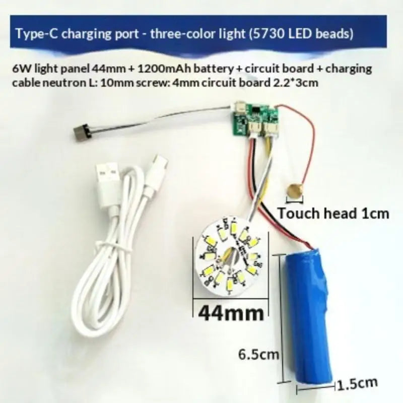 LED Light Panel Dimming Controller with Remote & Touch Switch LED Light Controller Richie's 6W tricolor light