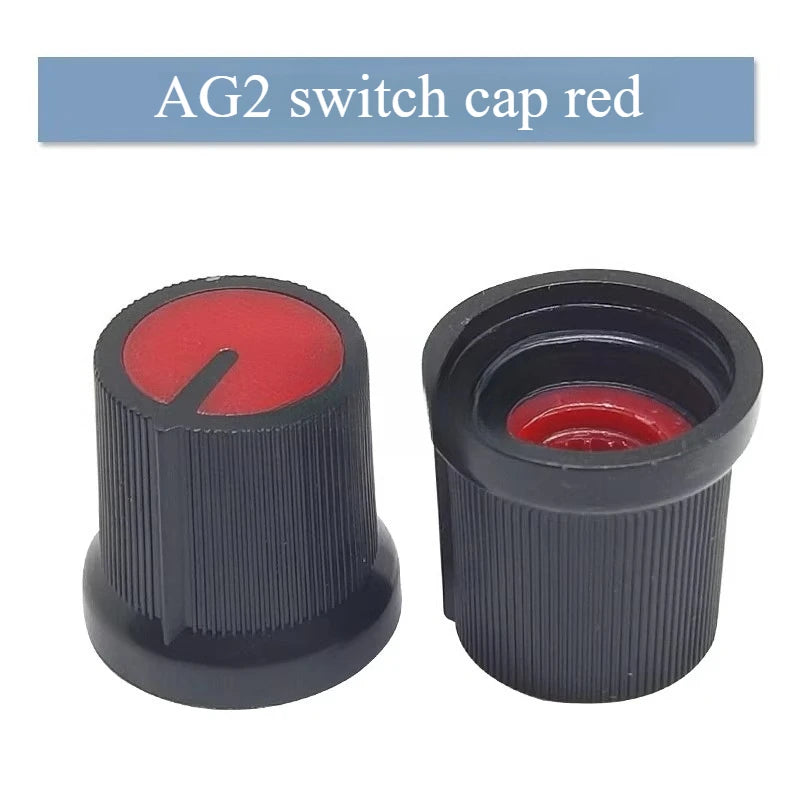 30PCS Potentiometer Knobs Set 6mm WH148 Assorted Colors Potentiometer Knobs Set Richie's AG3 Red 30PCS